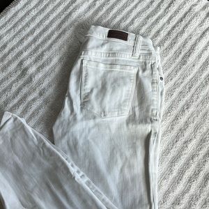 “Lakeview Denim” size 27 skinny white jeans